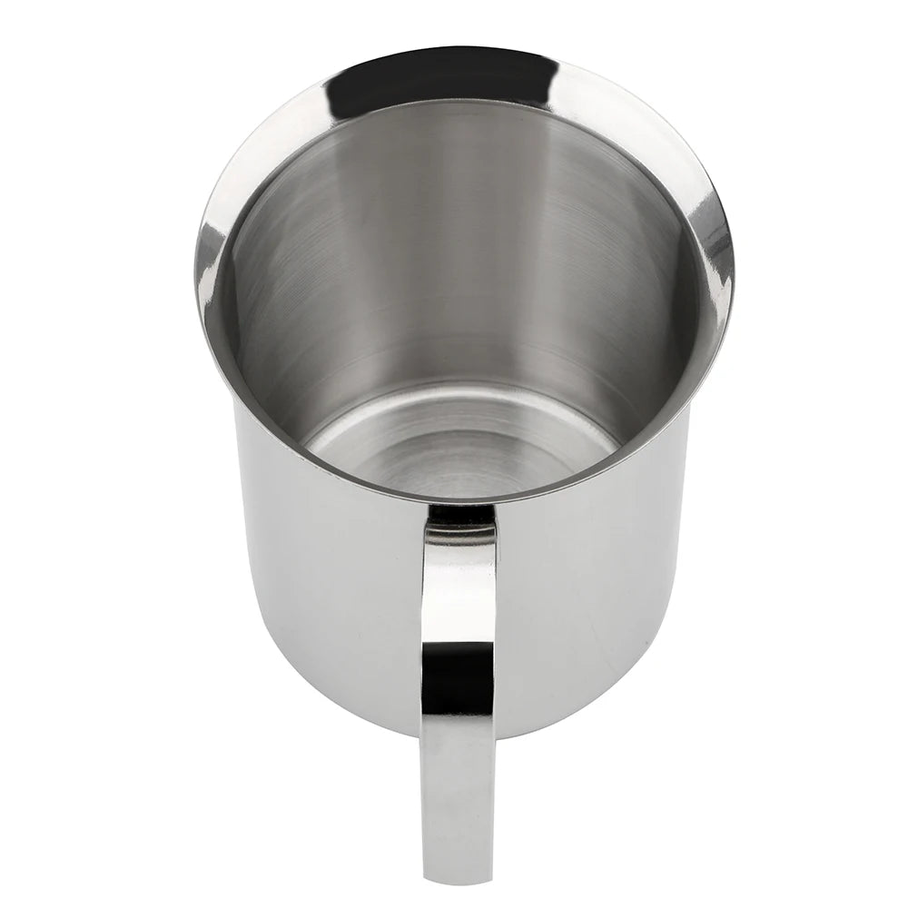 400/800ML Stainless Steel Coffee Foamer Double Mesh Milk Creamer Manual Milk Frother Coffee Mixer milk pitcher Kitchen Tools