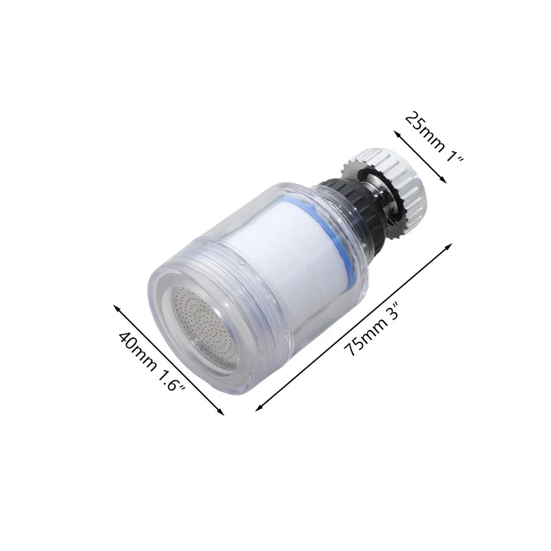 KEMAIDI Sink Filter Water Faucet, 360 ° Universal Rotating Kitchen Faucet Water Purifier for Bathroom Kitchen Faucet Extender