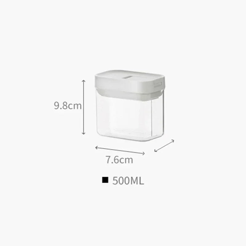Pasta Storage Box Transparent Plastic Grain Seal Tank Spaghetti Storage Container Moisture-Proof Snack Jar Kitchen Food Tank