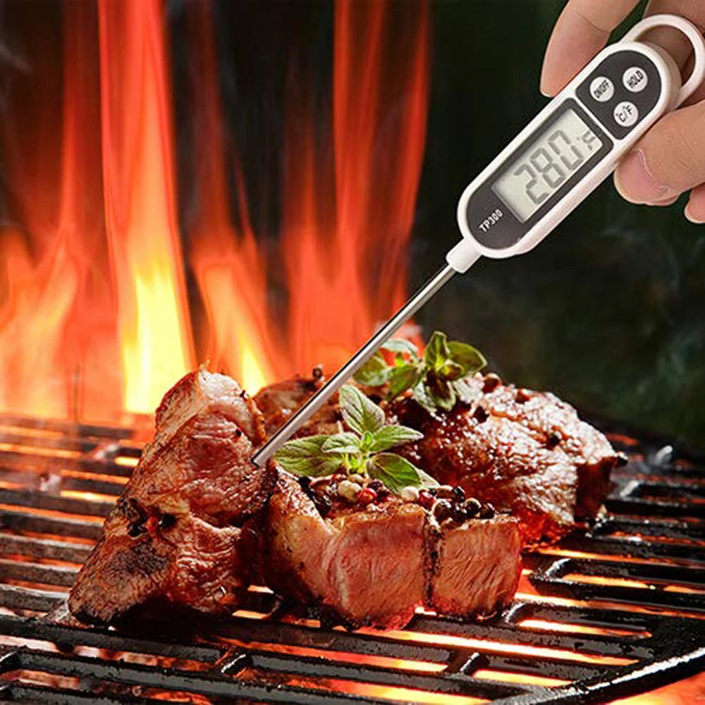 Food Baking Digital Kitchen Thermometer Electronic Probe Type Liquid Barbecue BBQ Temperature Measuring Pen