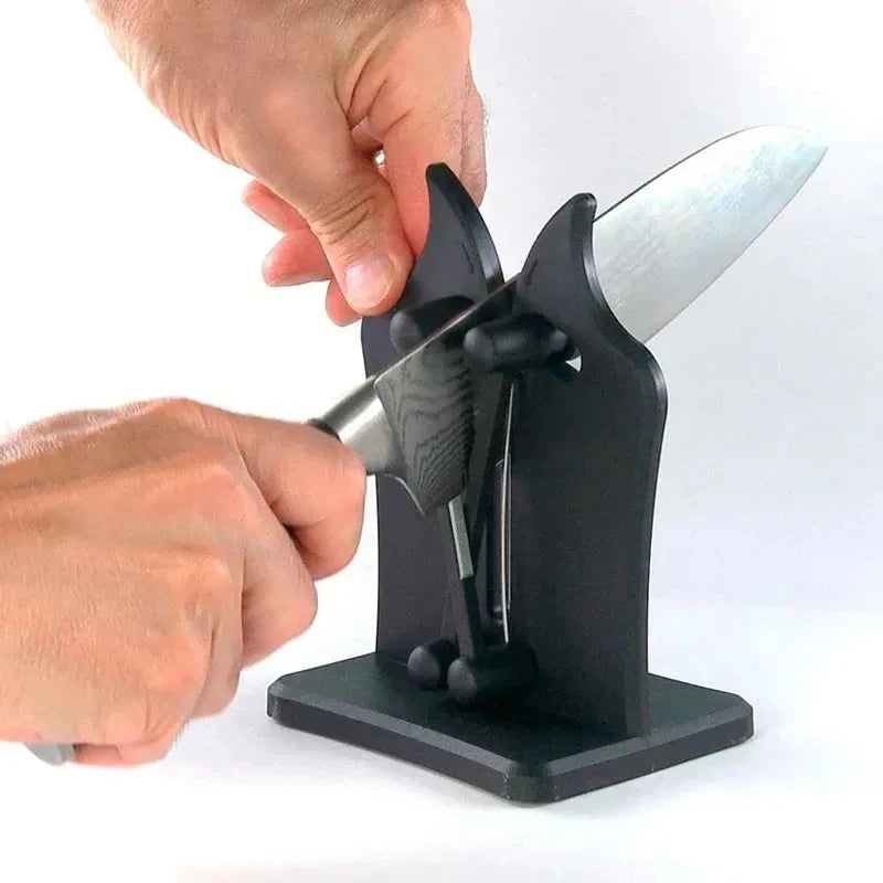 Kitchen Knife Sharpener Easy and Safe Knife Sharpening Tool Damascus Knife Kitchen Tools Manual Chef Kitchen Knife Supplies