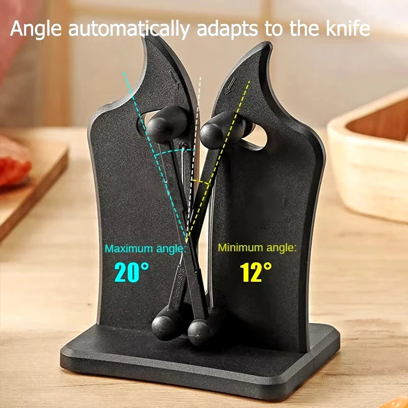 Kitchen Knife Sharpener Easy and Safe Knife Sharpening Tool Damascus Knife Kitchen Tools Manual Chef Kitchen Knife Supplies