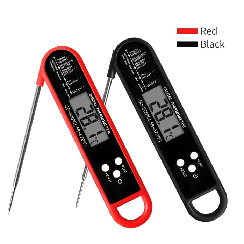 Meat Thermometer Digital - Instant Read Food Thermometer for Cooking Grilling Air Fryer Griddle Probe Kitchen Gadgets Essentials
