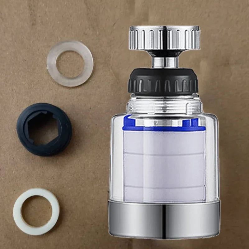 Kitchen faucet filter 360 Rotating Water Purifier Filter Universal For Bathroom Household Shower Filter PP Cotton High Density