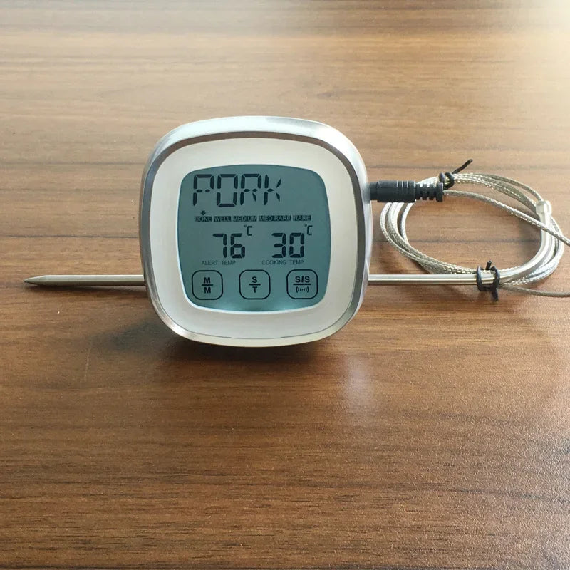 Digital LCD Thermometer Kitchen Cooking Food BBQ Meat Temperature Sensor -20 to 300 Celsius Probe Oven Temperature Meter Tool