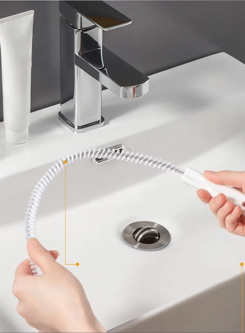 1-10 PCS Household Drain Cleaning Tool For Hair And In The Kitchen Bathroom Washbasin Anti Clogging Cleaning Rod Pipe Unclogger