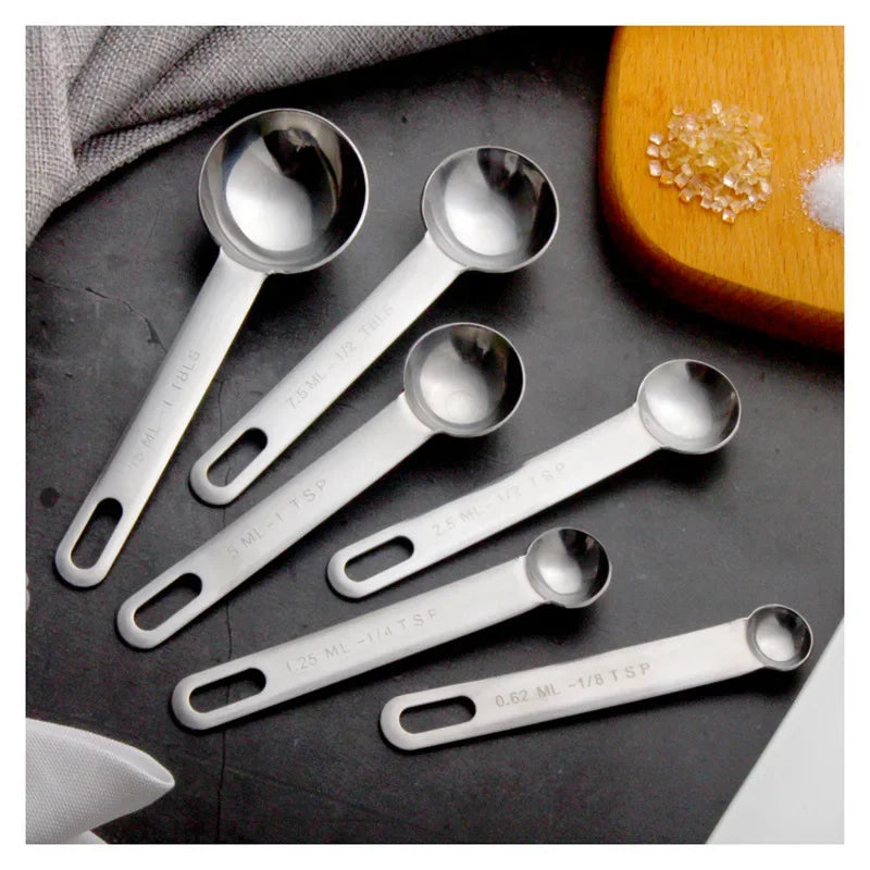 Multipurpose Food-grade Stainless Steel Measuring Spoon Coffee Powder Spice Measure Scoop Kitchen Baking Tools Kitchen Tools