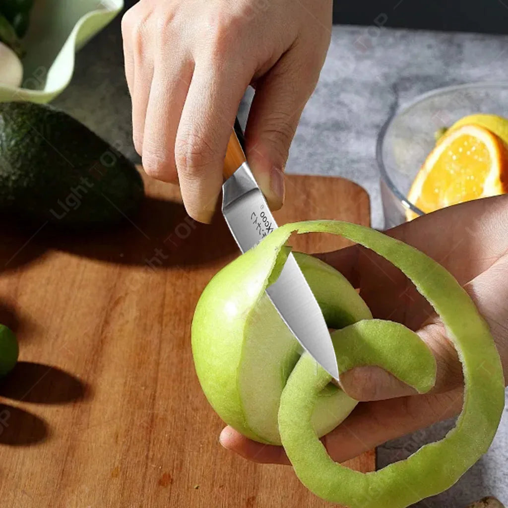 Japanese Kitchen Knives Stainless Steel Professional Chef Knife  Cleaver Santoku Knife Fruit Slicing Utility Knife Cooking Tools