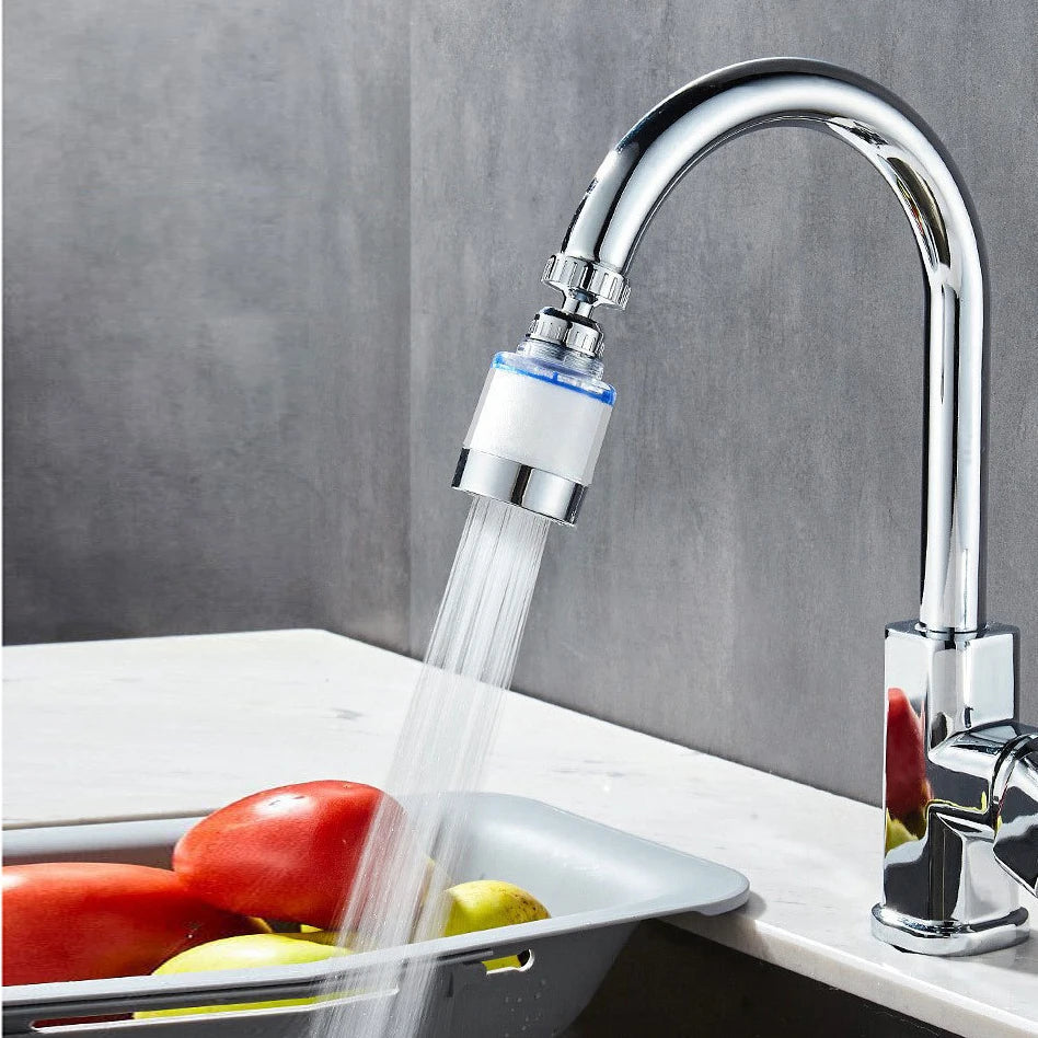 KEMAIDI Sink Filter Water Faucet, 360 ° Universal Rotating Kitchen Faucet Water Purifier for Bathroom Kitchen Faucet Extender