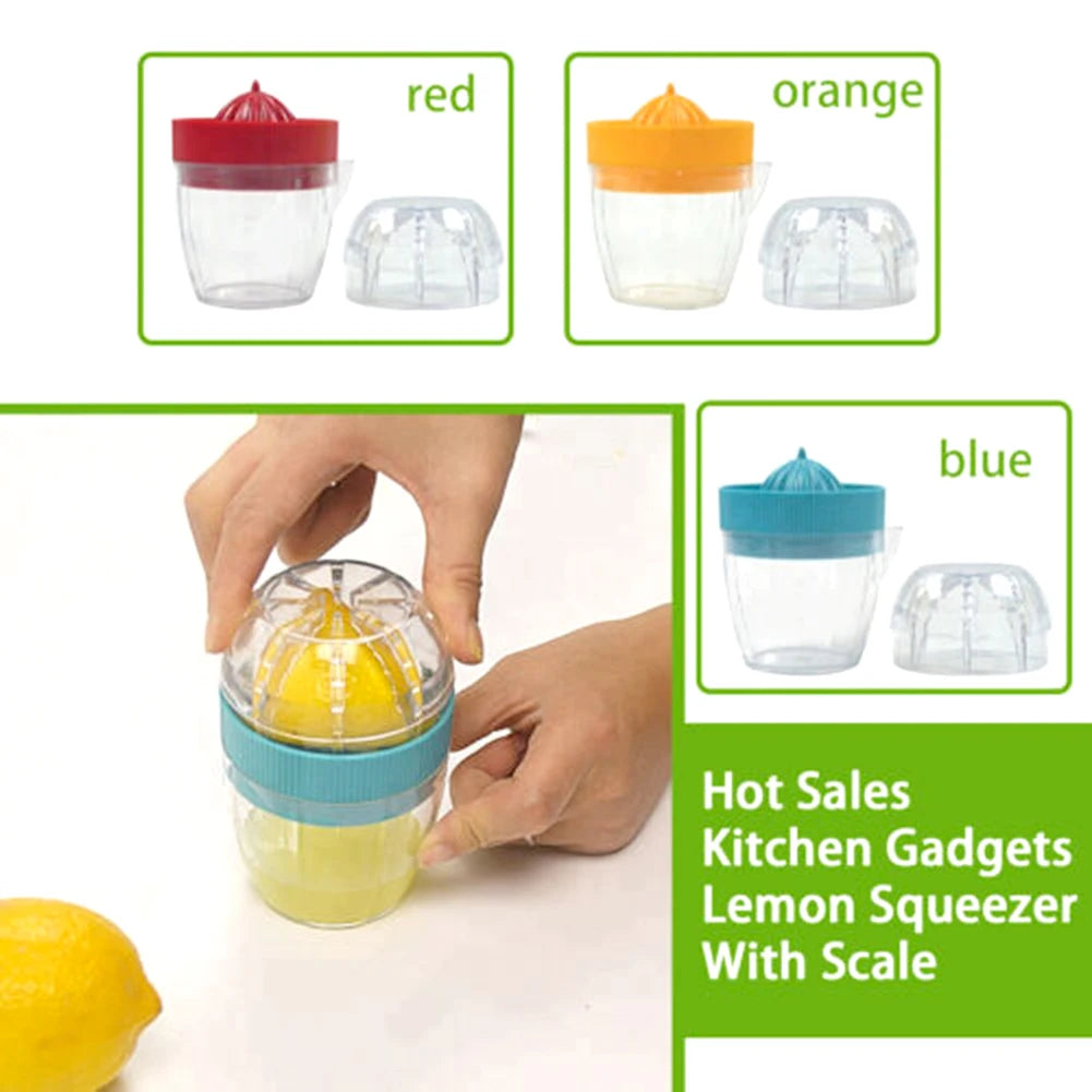 Hand Fruit Juice Cup Plastic Orange Lemon Squeezer Mini Food Processor Kitchen Accessories Juice Citrus Lemon Manual Fruit Press