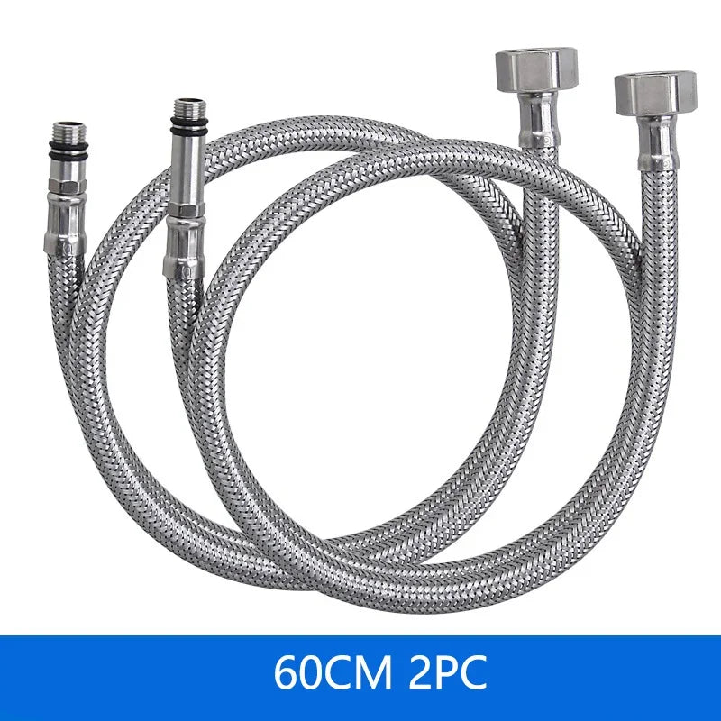 Kitchen Sink Faucet Hot and Cold Water Mixer Tap 360 Degree Rotating Flexible Hose Tap Deck Mount Single Hole  Faucet Kitchen
