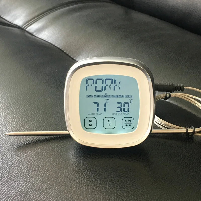 Digital LCD Thermometer Kitchen Cooking Food BBQ Meat Temperature Sensor -20 to 300 Celsius Probe Oven Temperature Meter Tool