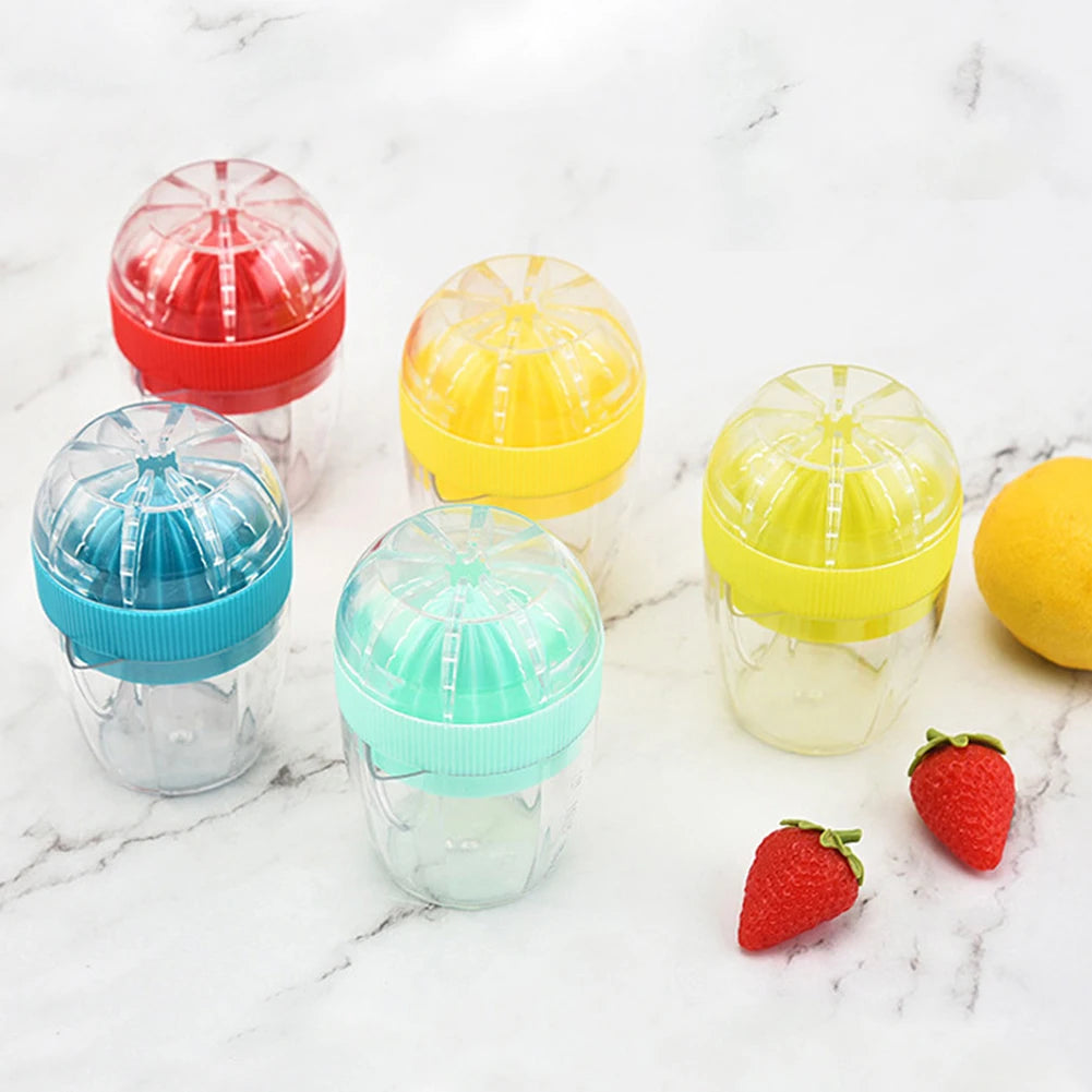 Hand Fruit Juice Cup Plastic Orange Lemon Squeezer Mini Food Processor Kitchen Accessories Juice Citrus Lemon Manual Fruit Press