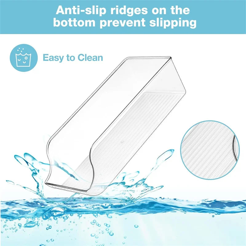 Kitchen Storage Cans Drink Dispenser Organizer Plastic Soda Pop Holder Container Storage Bin for Fridge Freezer Pantry Kitchen