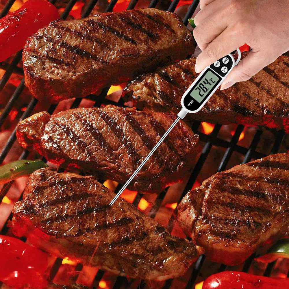 Food Baking Digital Kitchen Thermometer Electronic Probe Type Liquid Barbecue BBQ Temperature Measuring Pen