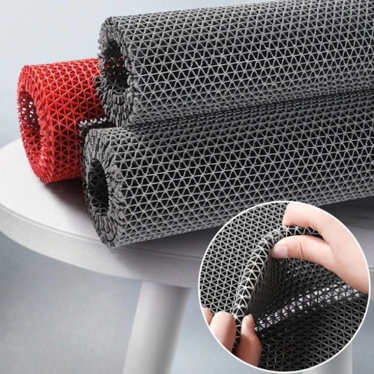Plastic PVC Perforated Anti-slip Mat Household Accessories Foyer Floor Pad Kitchen Bathroom and Toilet Anti-slip Waterproof Mat