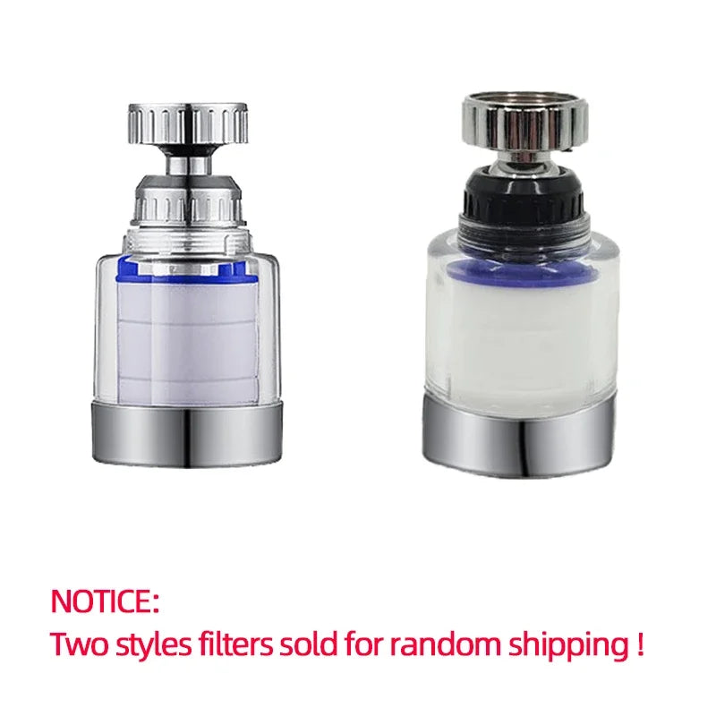 Kitchen faucet filter 360 Rotating Water Purifier Filter Universal For Bathroom Household Shower Filter PP Cotton High Density