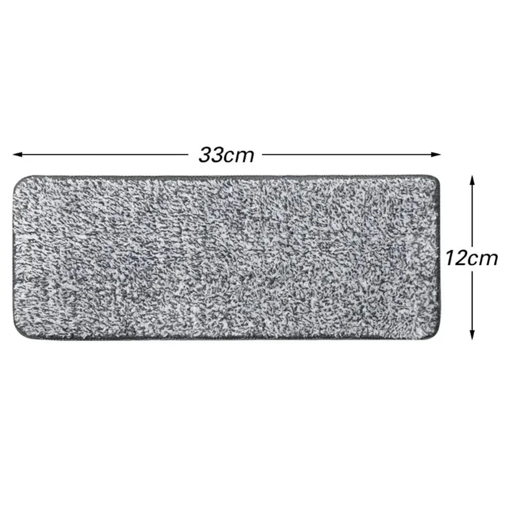 3-12pcs Microfiber Mop Pad Replacement Head Floor Cleaning Cloth Pads Flat Squeeze Hand Free Wringing Tools for Home, Kitchen