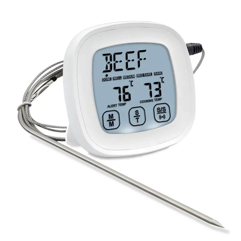 Digital LCD Thermometer Kitchen Cooking Food BBQ Meat Temperature Sensor -20 to 300 Celsius Probe Oven Temperature Meter Tool