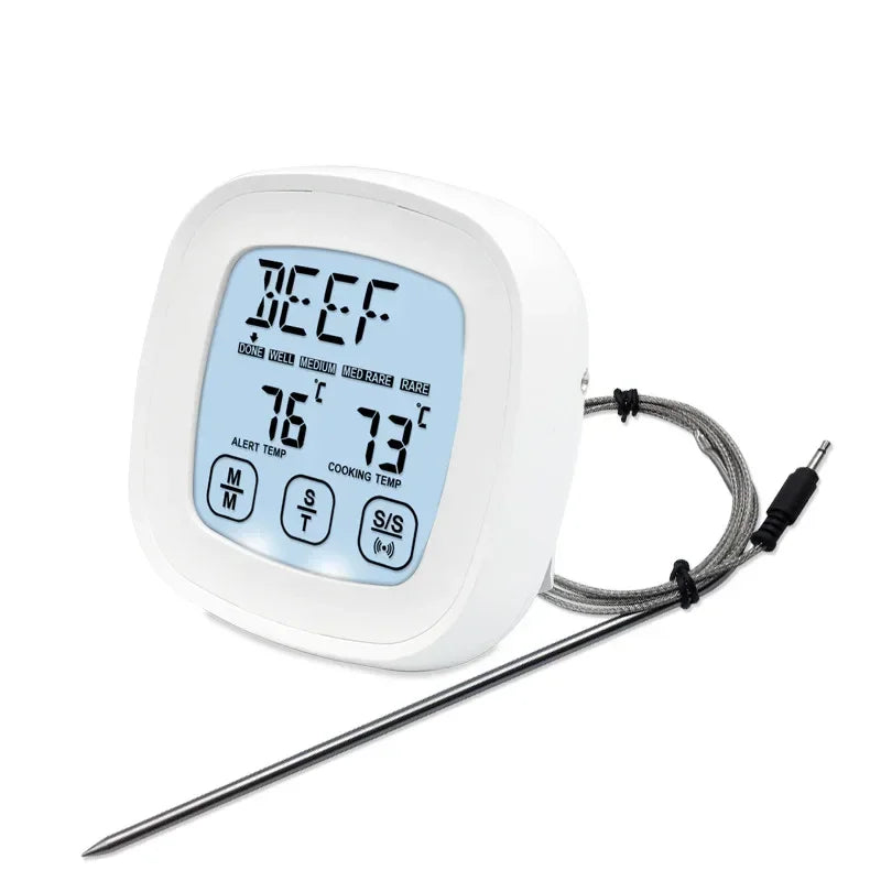 Digital LCD Thermometer Kitchen Cooking Food BBQ Meat Temperature Sensor -20 to 300 Celsius Probe Oven Temperature Meter Tool