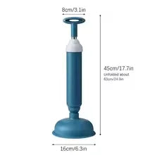 Toilet Plunger High Pressure Pump Anti Clogging Drain Cleaners Pipe Dredge Device for Bathroom Kitchen Sink Drain Clean Supplies