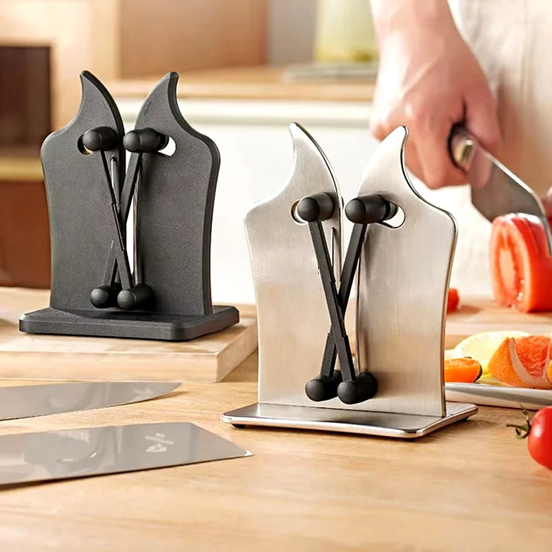 Kitchen Knife Sharpener Easy and Safe Knife Sharpening Tool Damascus Knife Kitchen Tools Manual Chef Kitchen Knife Supplies
