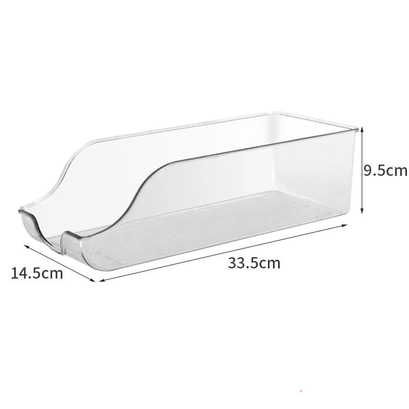 Kitchen Storage Cans Drink Dispenser Organizer Plastic Soda Pop Holder Container Storage Bin for Fridge Freezer Pantry Kitchen