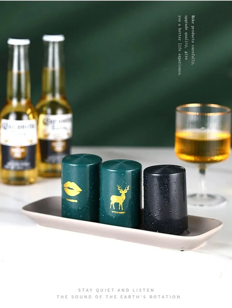 Creative Magnetic Automatic Beer Bottle Opener Kitchen Press Lid Stainless Steel Bottle Opener Tools Portable Bar Gadgets