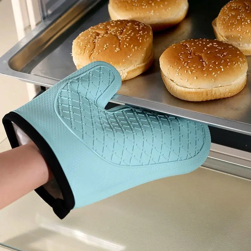 2pcs heat insulation gloves, anti-scalding microwave oven gloves, High temperature resistant kitchen oven gloves