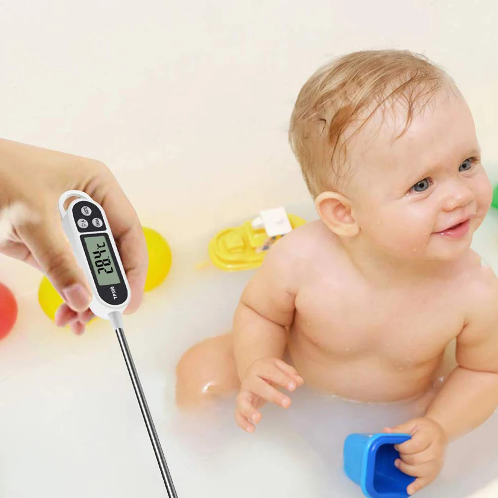 Food Baking Digital Kitchen Thermometer Electronic Probe Type Liquid Barbecue BBQ Temperature Measuring Pen
