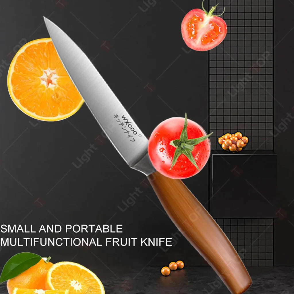Japanese Kitchen Knives Stainless Steel Professional Chef Knife  Cleaver Santoku Knife Fruit Slicing Utility Knife Cooking Tools
