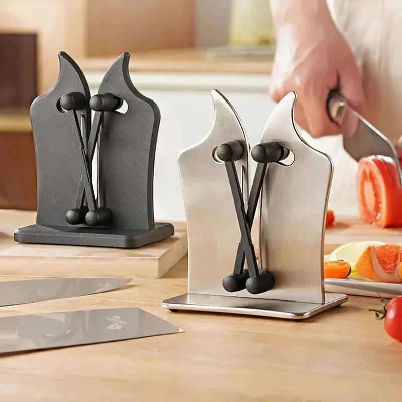 Kitchen Knife Sharpener Easy and Safe Knife Sharpening Tool Damascus Knife Kitchen Tools Manual Chef Kitchen Knife Supplies