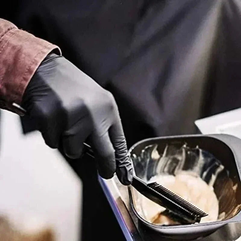 New 100PCS Black Nitrogen Glove Household Disposable Gloves Kitchen Cooking Food Cleaning Car Laundry Cleaning Waterproof Gloves