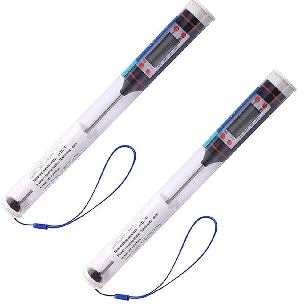 Food Baking Digital Kitchen Thermometer Electronic Probe Type Liquid Barbecue BBQ Temperature Measuring Pen