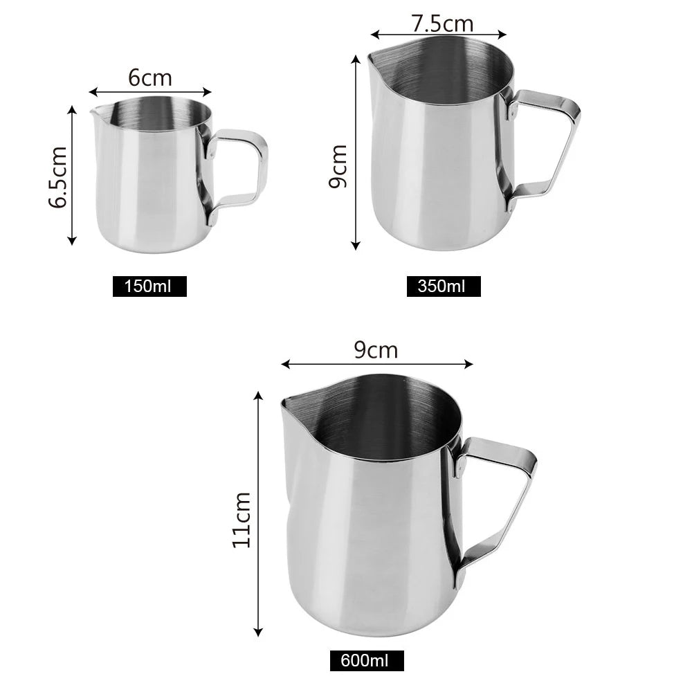 400/800ML Stainless Steel Coffee Foamer Double Mesh Milk Creamer Manual Milk Frother Coffee Mixer milk pitcher Kitchen Tools