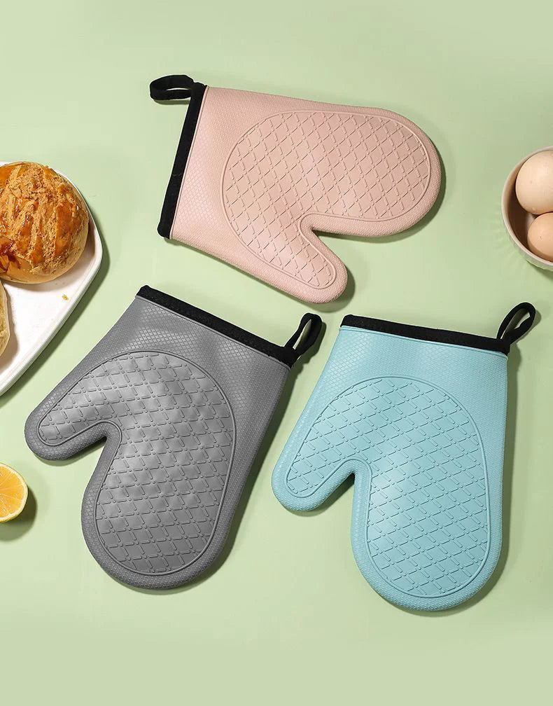 2pcs heat insulation gloves, anti-scalding microwave oven gloves, High temperature resistant kitchen oven gloves