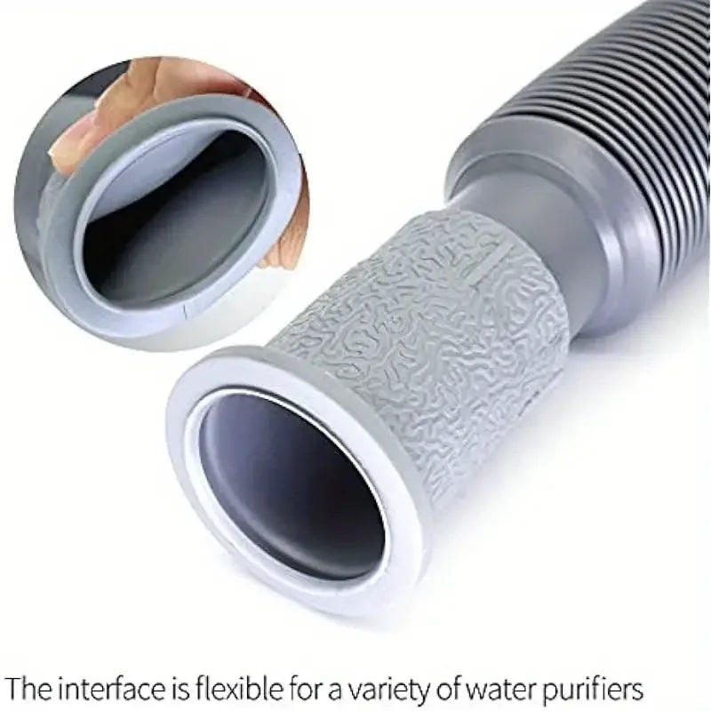 Universal kitchen sink drain hose, thickened, durable, odorless and retractable, suitable for bathroom and kitchen accessories
