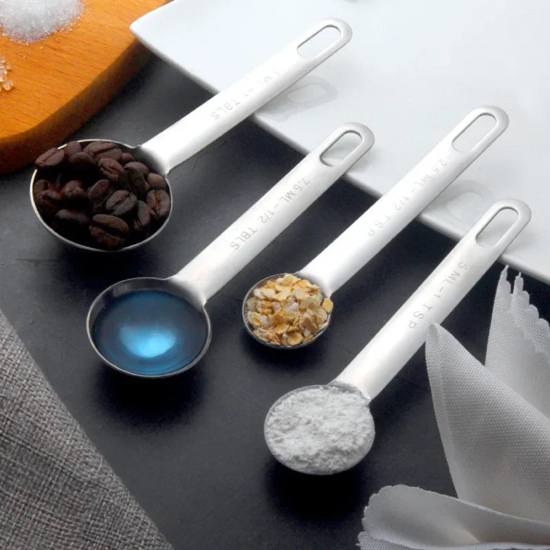 Multipurpose Food-grade Stainless Steel Measuring Spoon Coffee Powder Spice Measure Scoop Kitchen Baking Tools Kitchen Tools