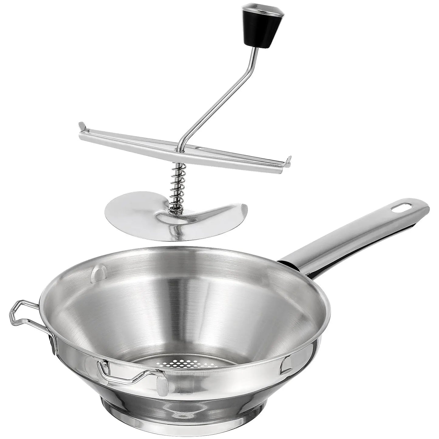 Stainless Steel Potato Masher Manual Presser Ricer Kitchen Tool Vegetable Gadget Cookware Fruit Tools Dining Bar