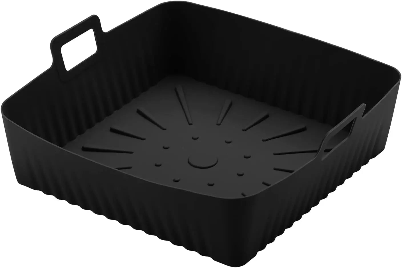 Air Fryer Silicone Liner Reusable Square Air Fryer Easy To Clean Oven Tray Heat Resistant Food Baking Kitchen Accessories