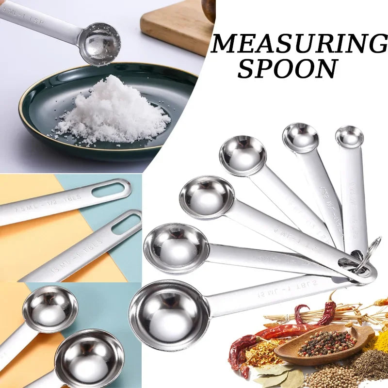 Multipurpose Food-grade Stainless Steel Measuring Spoon Coffee Powder Spice Measure Scoop Kitchen Baking Tools Kitchen Tools