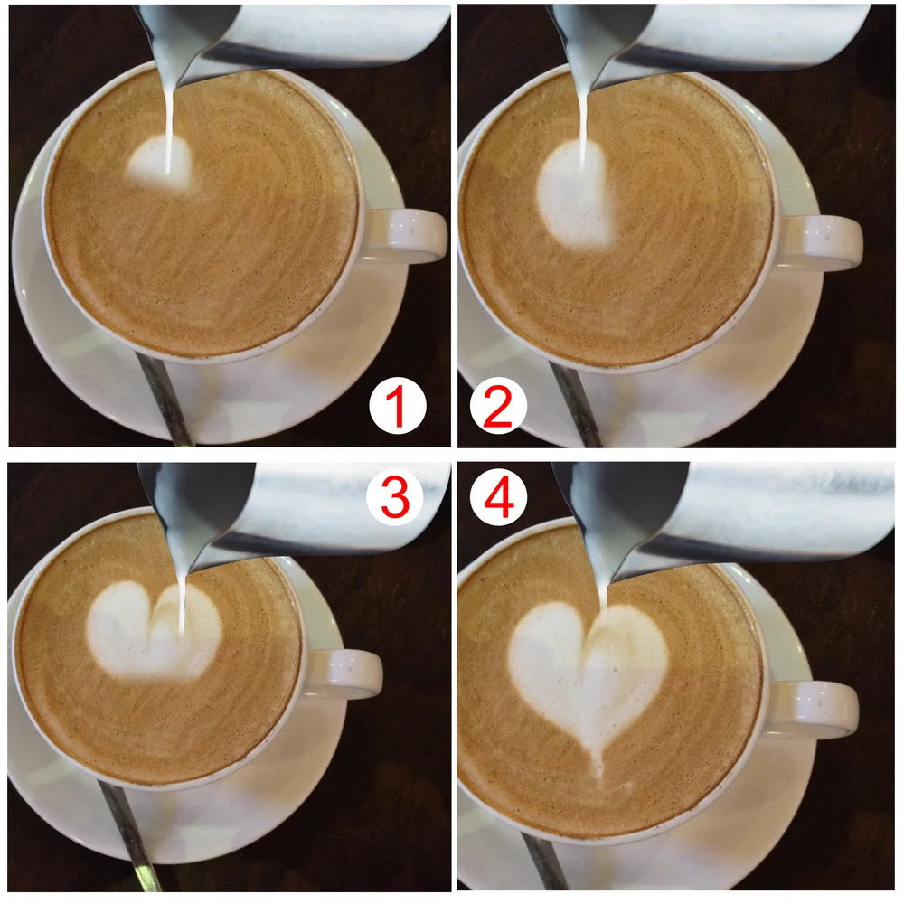 400/800ML Stainless Steel Coffee Foamer Double Mesh Milk Creamer Manual Milk Frother Coffee Mixer milk pitcher Kitchen Tools