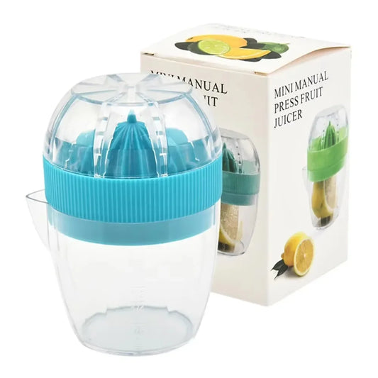 Hand Fruit Juice Cup Plastic Orange Lemon Squeezer Mini Food Processor Kitchen Accessories Juice Citrus Lemon Manual Fruit Press