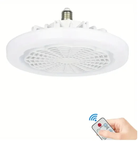 Smart remote control 3-in-1 ceiling fan light  E27 LED light 23cm universal bedroom and kitchen lamp ceiling fan