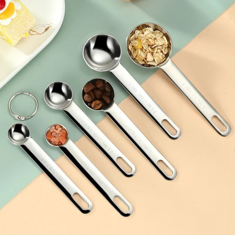 Multipurpose Food-grade Stainless Steel Measuring Spoon Coffee Powder Spice Measure Scoop Kitchen Baking Tools Kitchen Tools