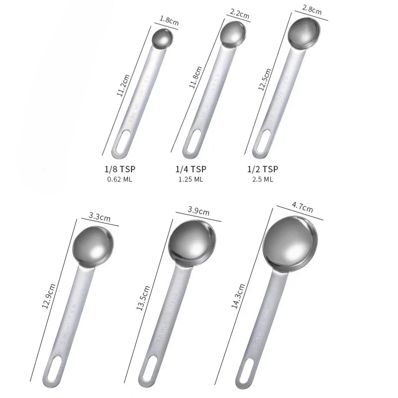 Multipurpose Food-grade Stainless Steel Measuring Spoon Coffee Powder Spice Measure Scoop Kitchen Baking Tools Kitchen Tools