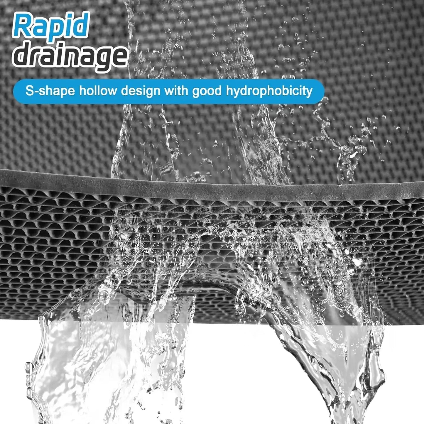 Plastic PVC Perforated Anti-slip Mat Household Accessories Foyer Floor Pad Kitchen Bathroom and Toilet Anti-slip Waterproof Mat