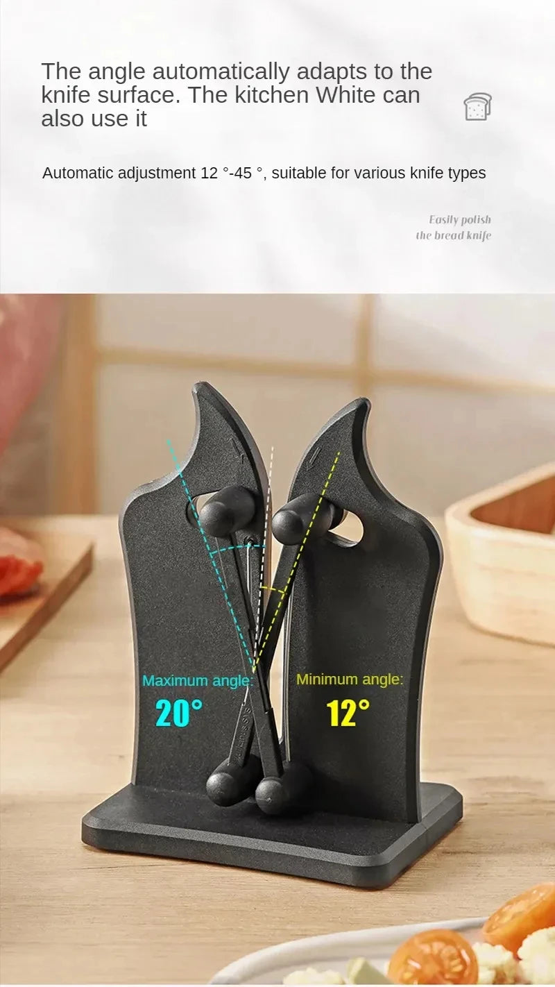 Kitchen Knife Sharpener Easy and Safe Knife Sharpening Tool Damascus Knife Kitchen Tools Manual Chef Kitchen Knife Supplies