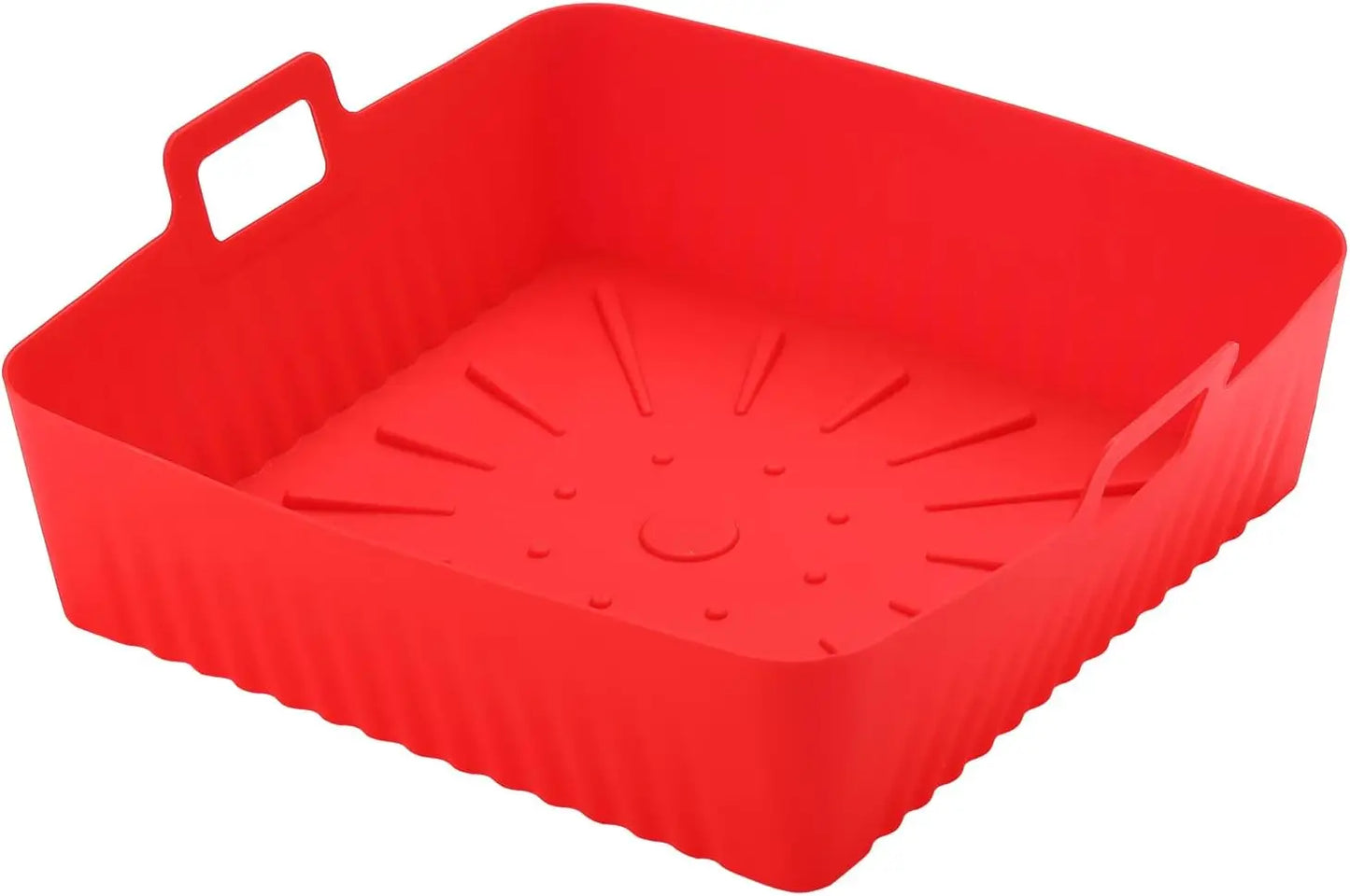 Air Fryer Silicone Liner Reusable Square Air Fryer Easy To Clean Oven Tray Heat Resistant Food Baking Kitchen Accessories